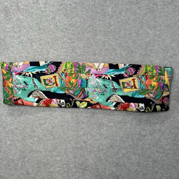 Nicole Miller La Cerveza Cummerbund Men’s Tuxedo Accessory Rare Limited tropical - Picture 4 of 16